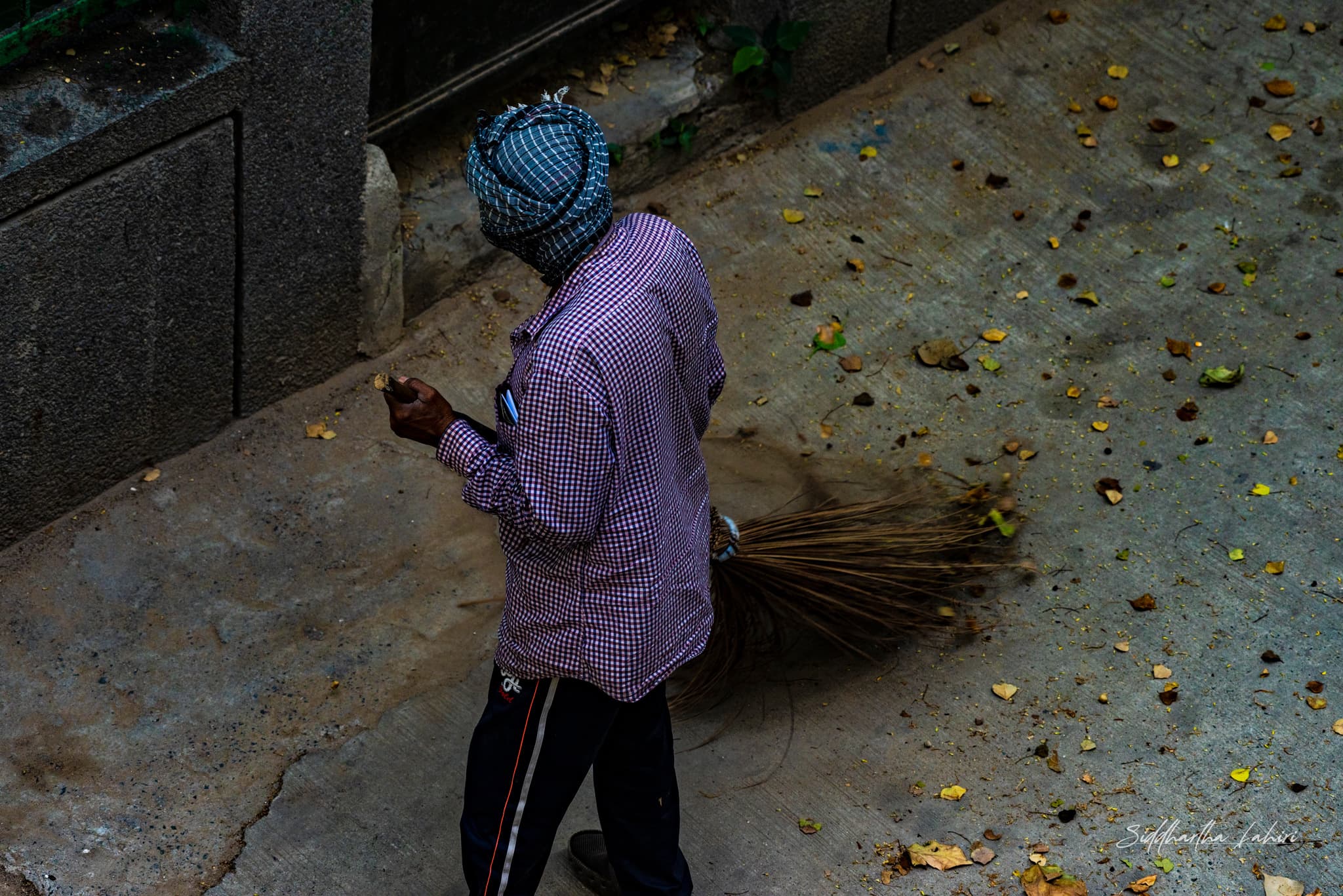 Street Sweeper Portrait